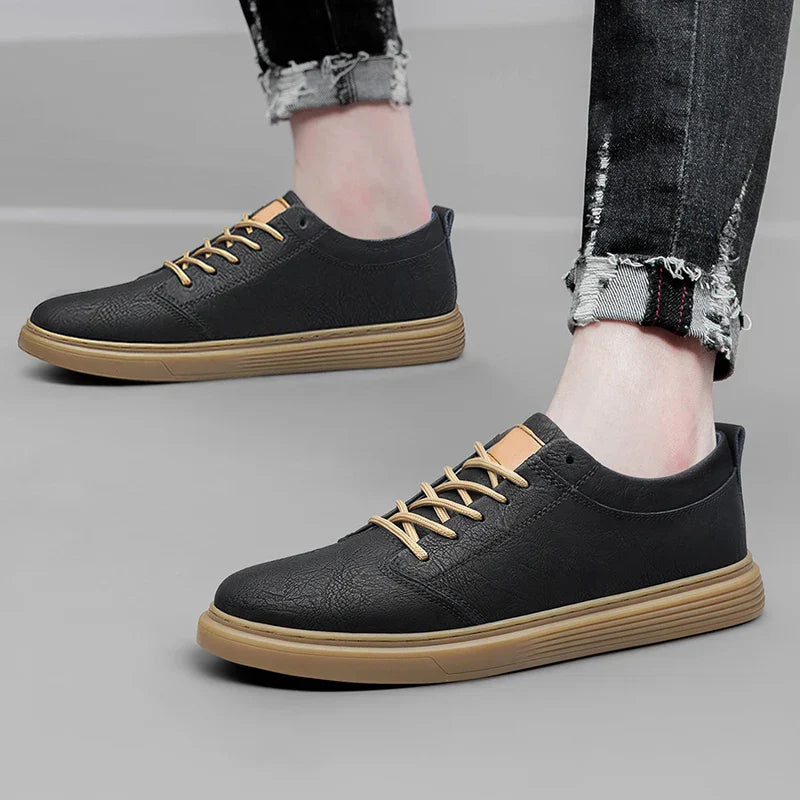 Baskets Cuir Homme de Qualité