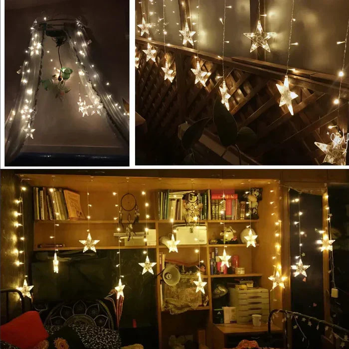 Guirlandes de Lumières Étoiles LED Décoratives