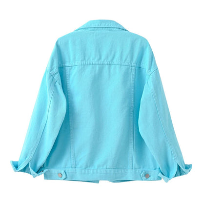 Veste En Jean Décontractée Pour Femme | Avec Bouton