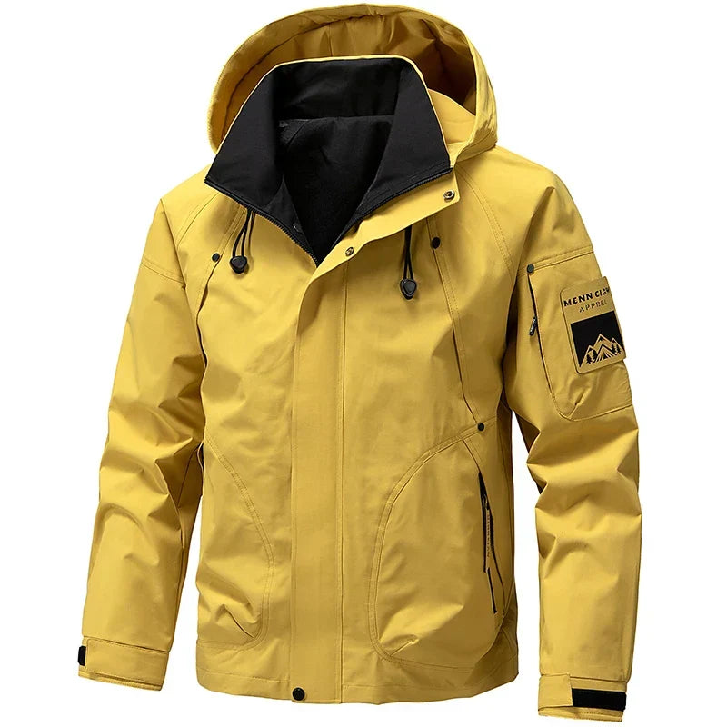 Veste de ski Homme Imperméable avec Capuche Coupe Sportive