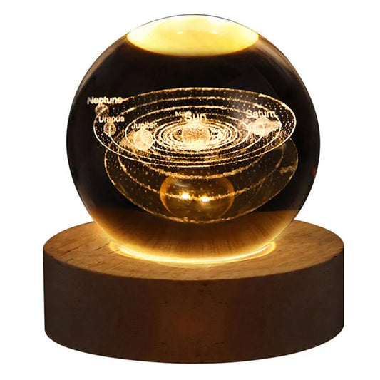 Lampe LED Cristal Lumineuse Décorative - PanierRoyale