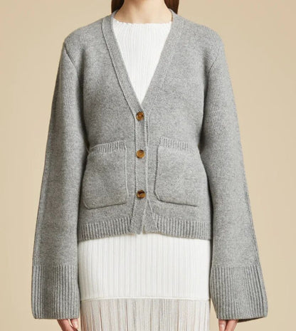 Cardigan Femme Tricot Élégant et Chaud