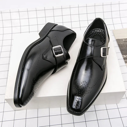 Chaussures Homme Cuir Noir Élégantes - BerlinGlamour