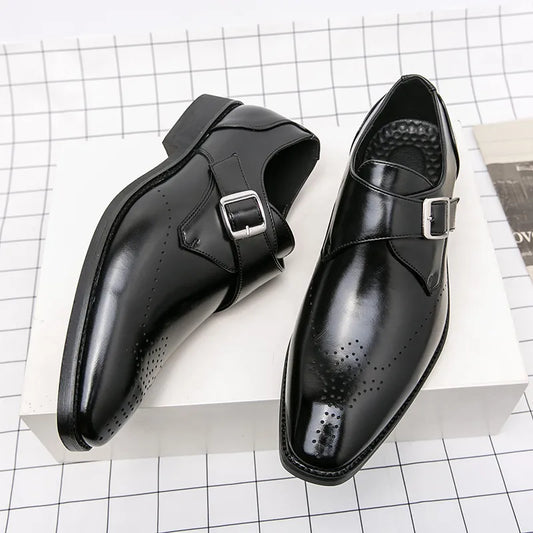 Chaussures Homme Cuir Noir Élégantes - BerlinGlamour