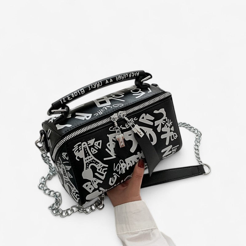 Sac à Main Femme Élégant avec Bretelles Adjustables et Poches Fermées