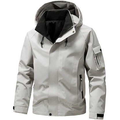 Veste de ski Homme Imperméable avec Capuche Coupe Sportive
