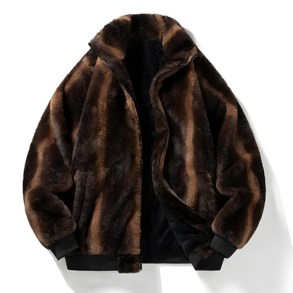 Blouson Homme Hiver Isolé avec Fermeture Éclair - PanierRoyale