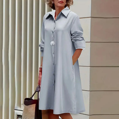Robe femme chemisier rouge élegant et chic