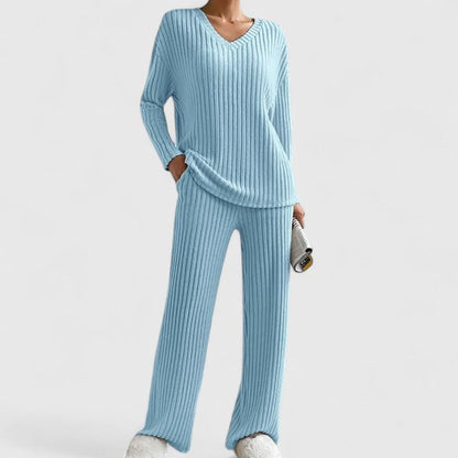 Ensemble Lounge Femme Molleton avec Pantalon Large