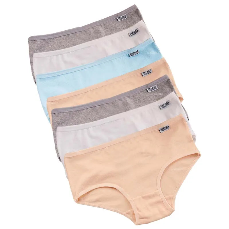 Lot de culottes Femme Coton Extensible Taille Moyenne Coupe