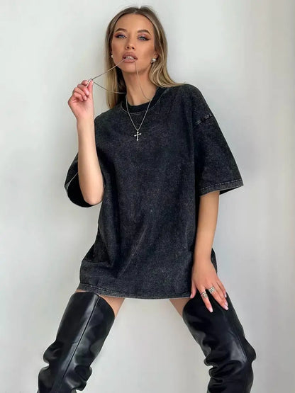 T-Shirt Femme Décontractée et Oversized Streetwear