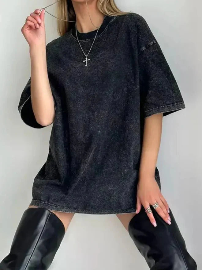 T-Shirt Femme Décontractée et Oversized Streetwear - BerlinGlamour