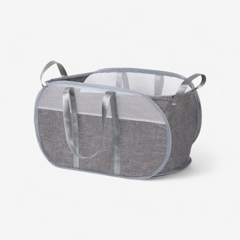 Panier à linge extra large pliable avec anses renforcées
