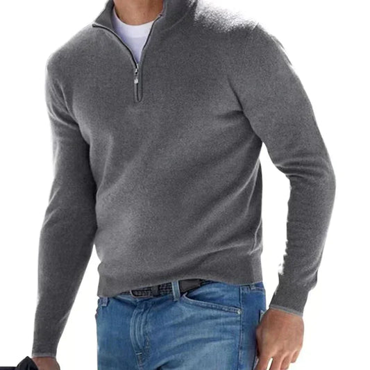 Pull Homme Zippé Chaud et Décontracté pour Hiver - PanierRoyale