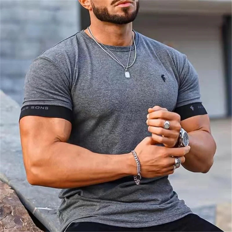 T-shirt Homme Col Rond Coton Été - PanierRoyale