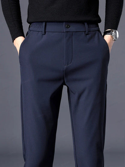 Pantalon Homme Slim Fit Moderne Noir