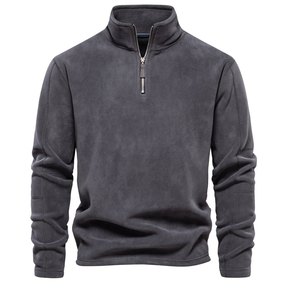 Pull zippé Hiver Chaud et Confortable
