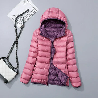 Doudoune Femme Hiver Bleu Marine
