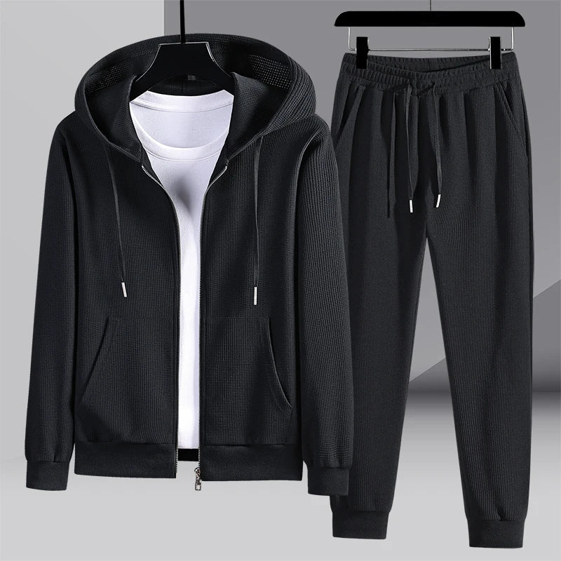 Survêtement Homme Gris Coton Confortable