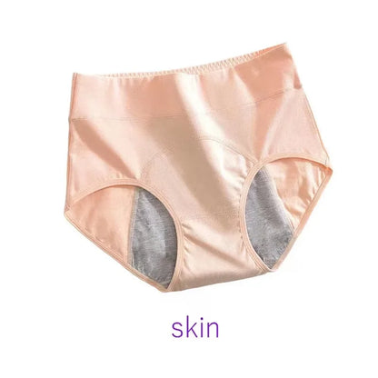 Culotte Menstruelle Femme Coton Taille Haute Anti-fuite Durable