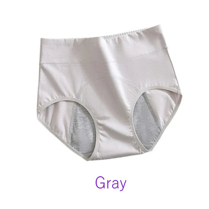 Culotte Menstruelle Femme Coton Taille Haute Anti-fuite Durable