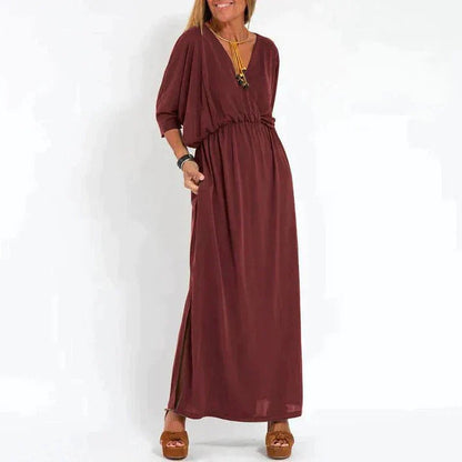 Robe Longue Femme Noir Élégante et Chic