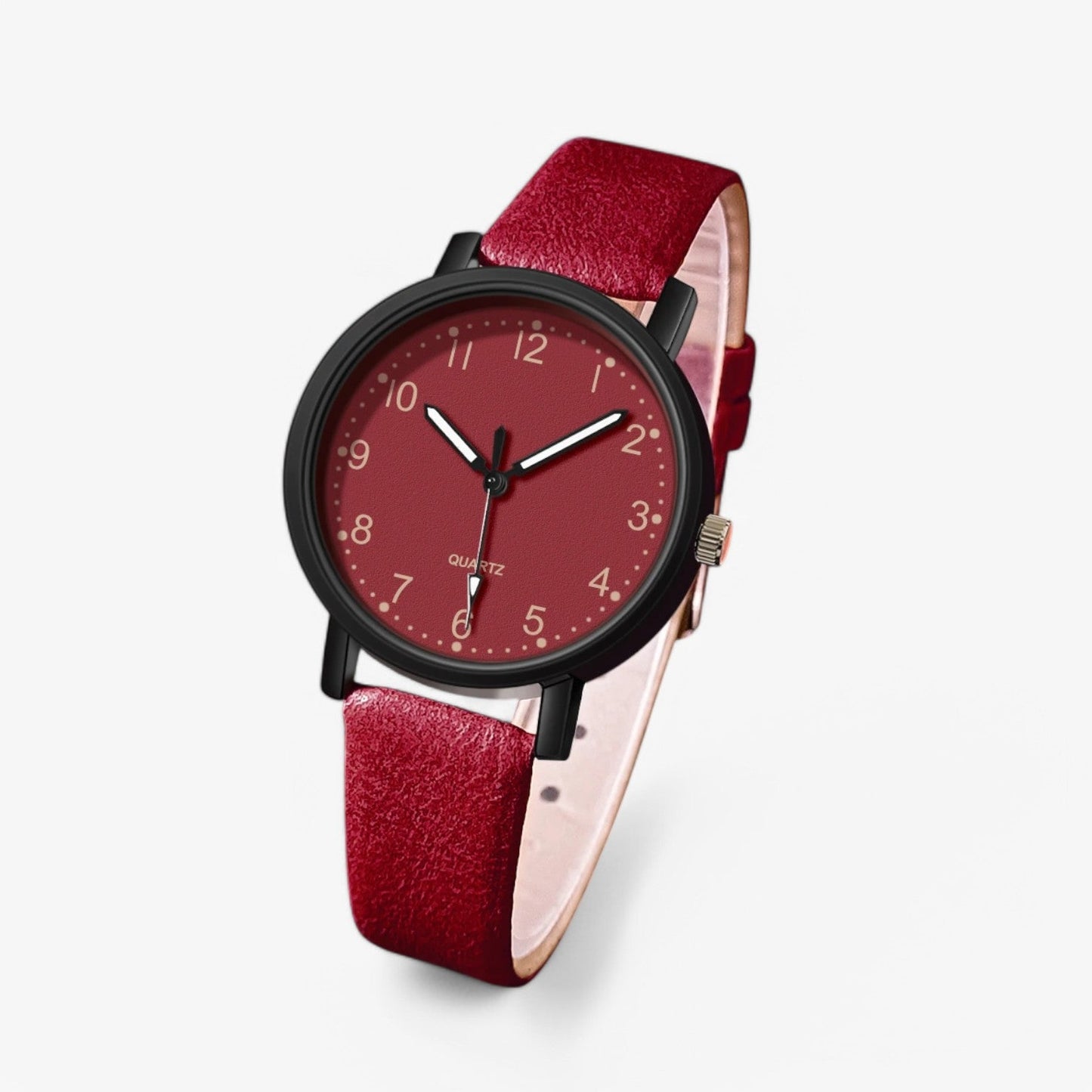 Montre Femme Chic avec Bracelet Cuir Réglable