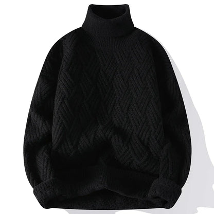 Pull Homme Élégant à Motif Texturé