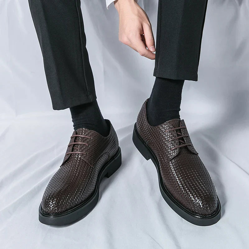 Richelieu Cuir Homme Élégant et Confortable