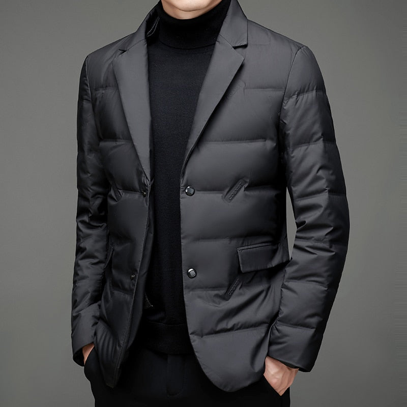 Doudoune Hiver Homme Boutons Pression Chaude et Stylique - PanierRoyale