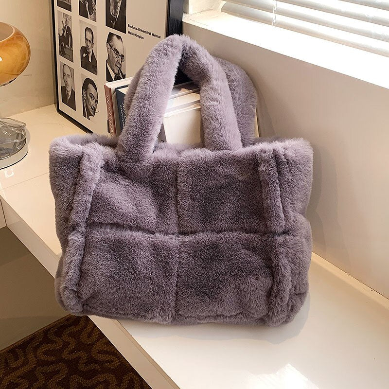 Sac à Main Chic avec Poches Intérieures et Fermeture Éclair