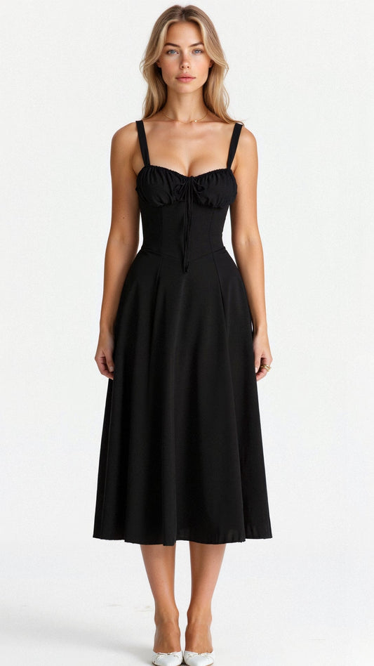 Robe Longue Élégante en Soie Légère pour Femmes - PanierRoyale