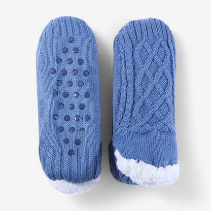 Chaussons Chauds avec Semelle Antidérapante pour Intérieur
