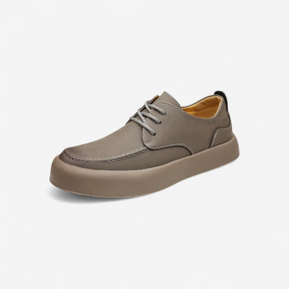 Richelieu Classique en Cuir avec Semelle Épaisse et Lacets