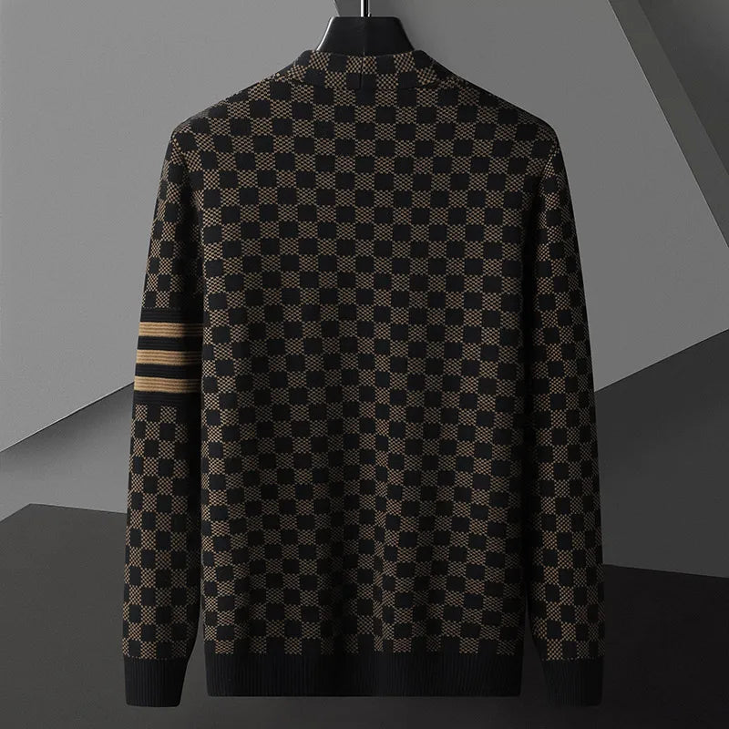 Cardigan Homme Hiver Chaud et Élégant