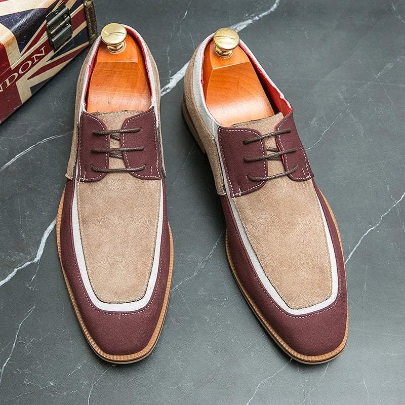 Chaussures Homme Cuir Velours Élégantes