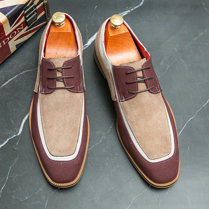 Chaussures Homme Cuir Velours Élégantes
