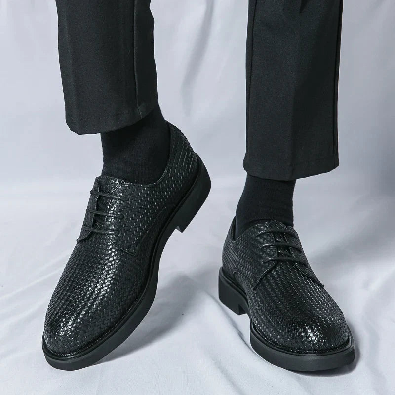 Richelieu Cuir Homme Élégant et Confortable