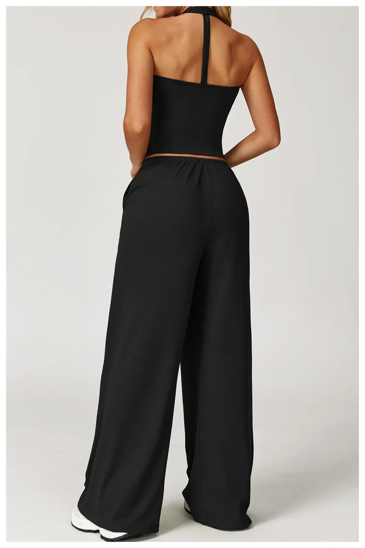 Ensemble Lounge Femme Décontracté Crop Top