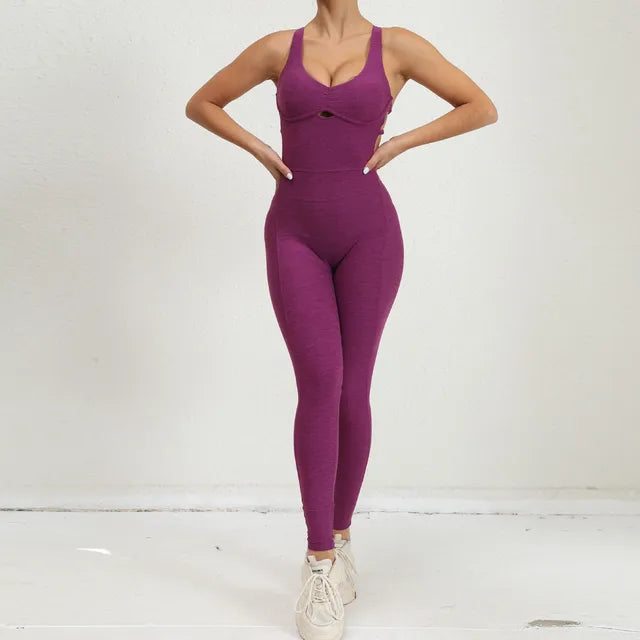 Combinaison Sport Femme Décontractée et Élégante