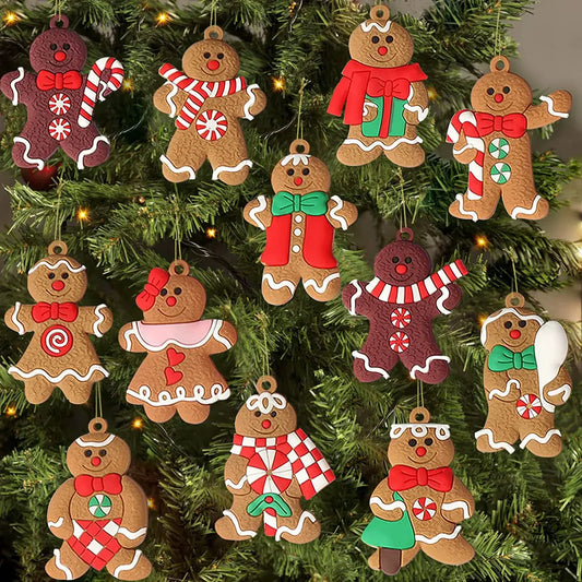 Décorations de Noël en Pain d'Épices Gourmandes - PanierRoyale
