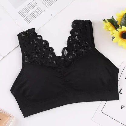 Soutien-gorge Femme Dentelle Sans Armature Confort Léger