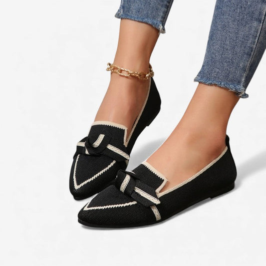 Ballerines Daim Confort à Bout Rond pour Femme - PanierRoyale