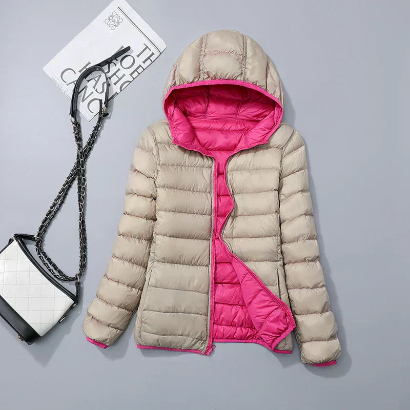 Doudoune Femme Hiver Bleu Marine