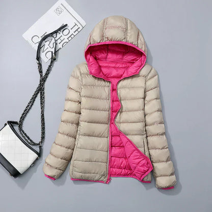 Doudoune Femme Hiver Bleu Marine