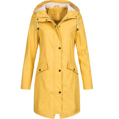 Veste Imperméable Femme Longue et Élégante