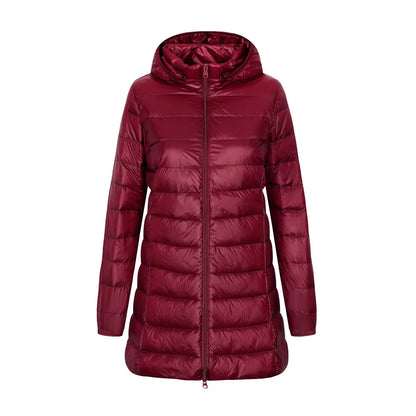 Veste Doudoune Femme Hiver Longue avec Capuche