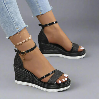 Sandales Platesforme à Talons Hauts pour Femmes