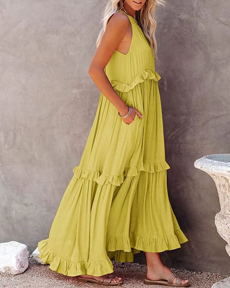Robe Printemps Femme Élégante et Colorée