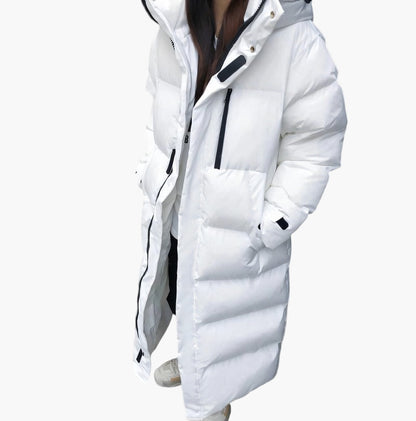 Manteau Hiver Femme Long Capuchon Douillet